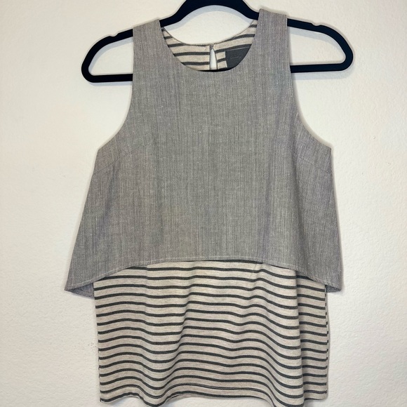 Anthropologie Sunday in Brooklyn XS Linen Blend Top - Picture 3 of 8